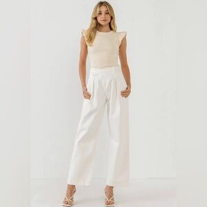 Grey Lab wrapped detail jean - Ivory size 31